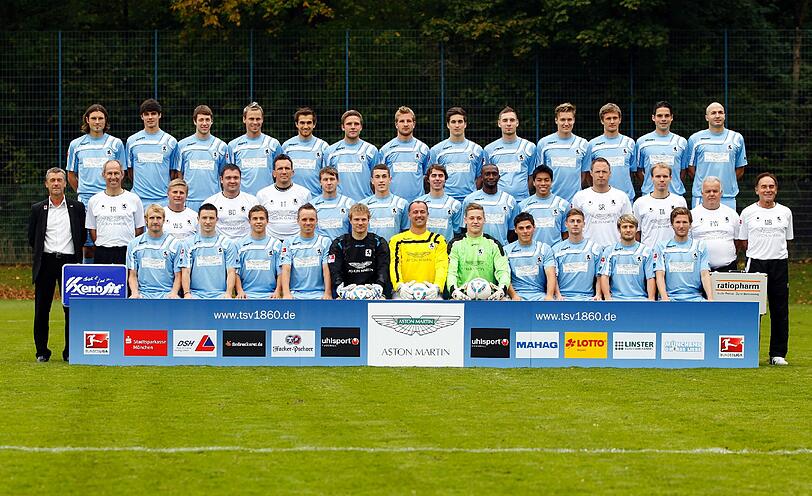 Offizielles Team-Foto des TSV 1860: Das Shooting