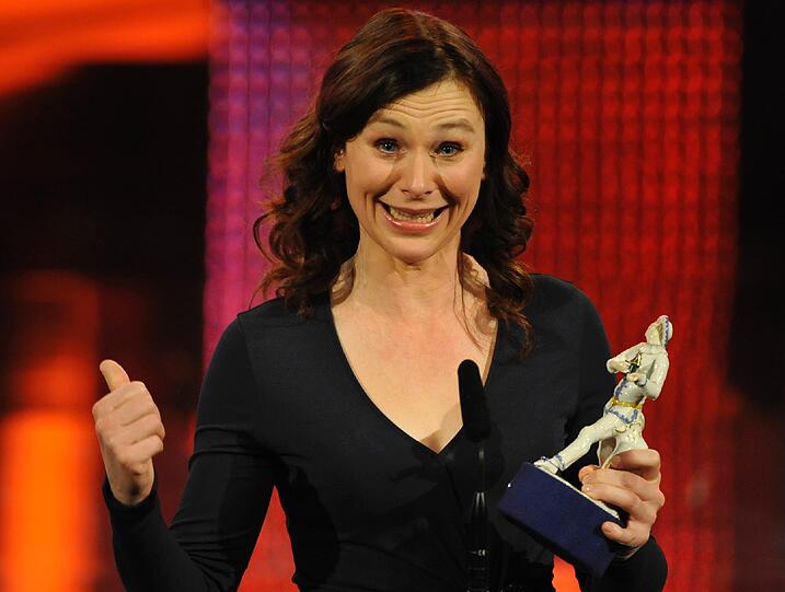 Bettina Mittendorf mit ihrem Preis.