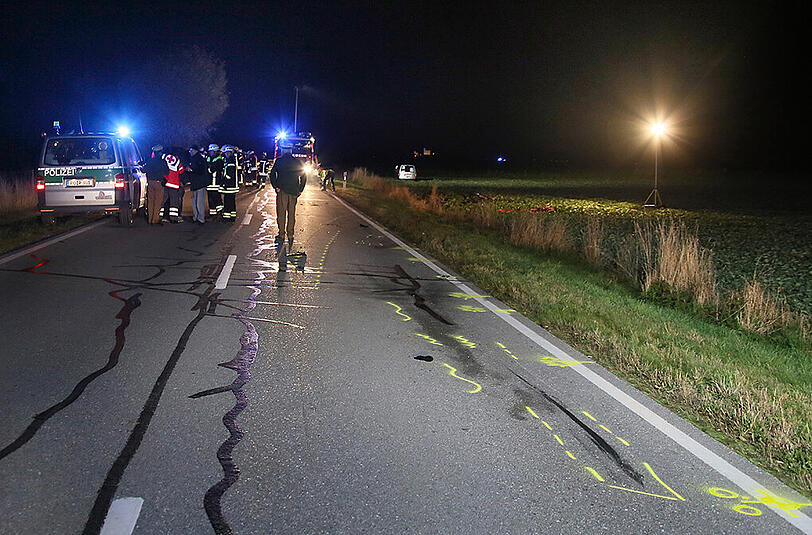 Bilder vom tragischen Unfall in Mößling, bei dem zwei 15-jährige Schülerinnen starben.