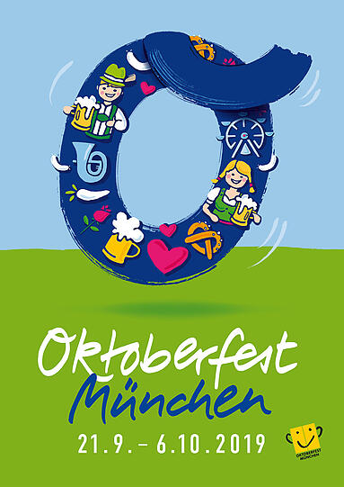 Welches Motiv wird zum Wiesnplakat 2019? 52 Motive stehen insgesamt online zur Auswahl.