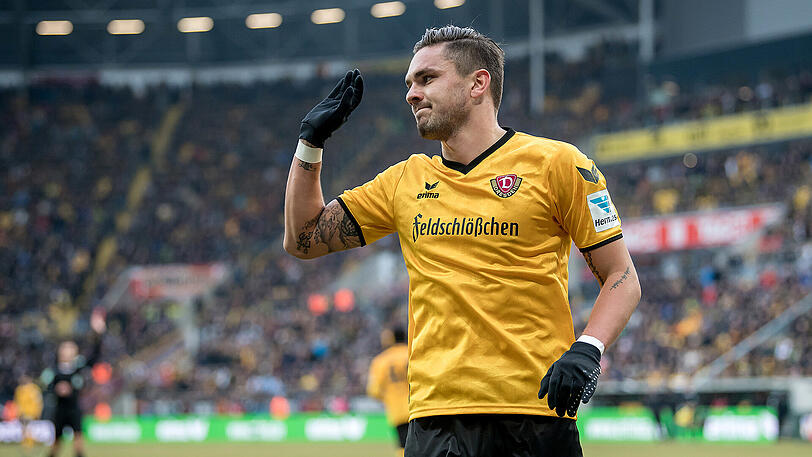 Pascal Testroet wechselte im Sommer 2015 von Arminia Bielefeld zu Dynamo Dresden.