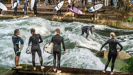 So kannte man die weltbekannte Welle bis vor wenigen Monaten.