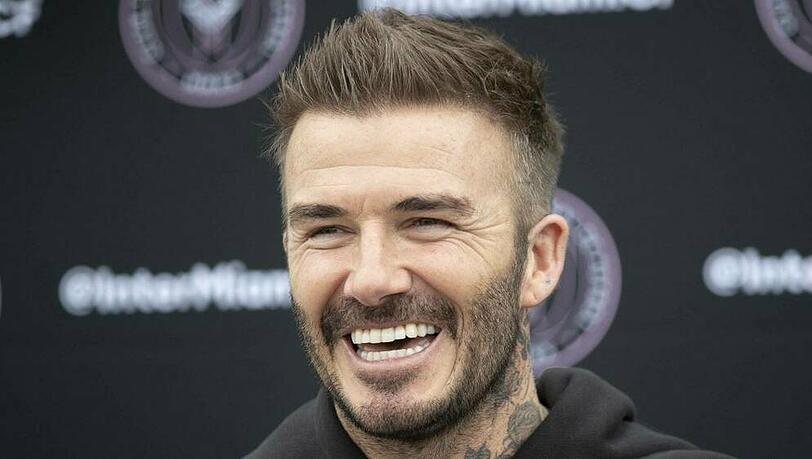 David Beckham bei einem öffentlichen Auftritt Ende Februar in Miami