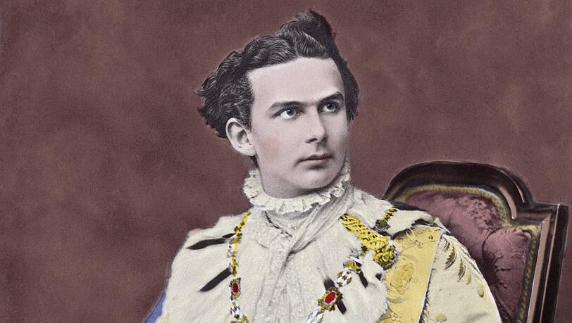 Märchenkönig Ludwig II. saß von 1864 bis 1886 auf dem Thron Märchenkönig Ludwig II. saß von 1864 bis 1886 auf dem Thron