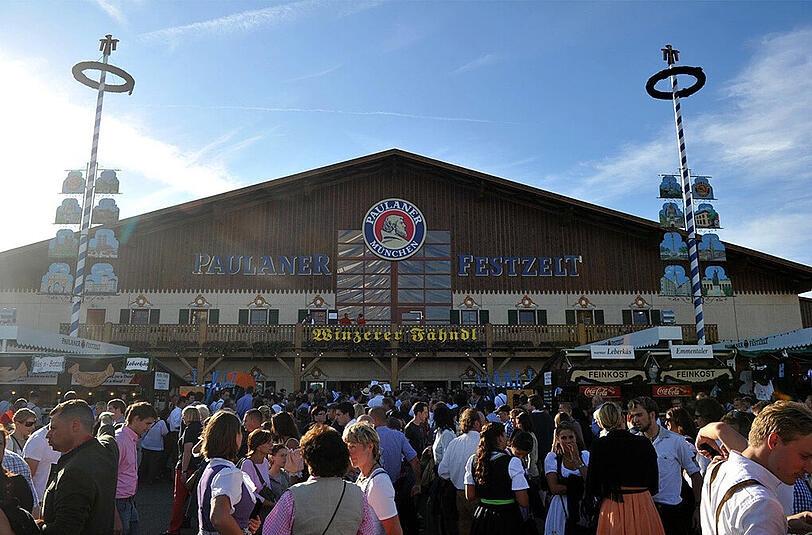 Paulaner-Festzelt: 9,95 Euro (2013: 9,80 Euro)