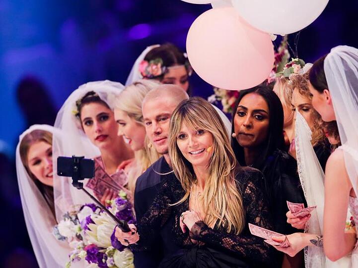 Ein Moment für die Ewigkeit: Heidi Klum macht ein Selfie mit Channing Tatum.
