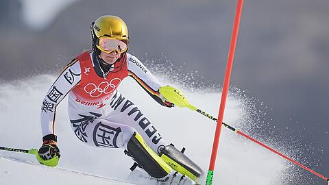 Nach dem ersten Durchgang lag Lena Dürr noch vorn.
