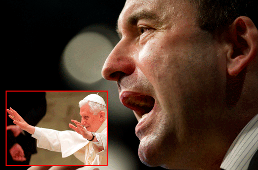 Zum Rücktritt des Papstes ließ Hubert Aiwanger (Freie-Wähler-Chef) ebenfalls einen sticheligen Kommentar ab: &bdquo;Es wird nicht lange dauern, dann wird Stoiber seine Ansprüche anmelden. Er wird sagen, der Posten muss in Bayern bleiben.&ldquo;