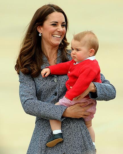 Weitere Bilder der royalen Kleinfamilie beim Abschied in Canberra