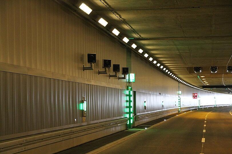 Die Blitzer im Luise-Kiesselbach-Tunnel.