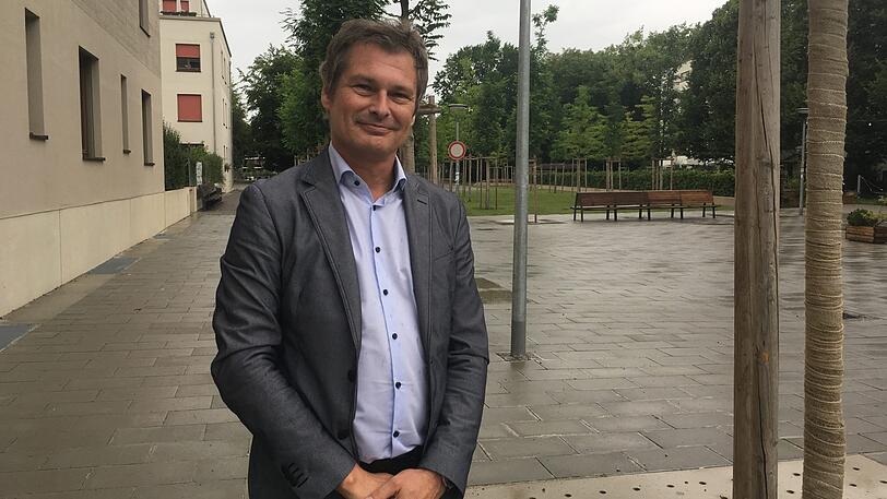 Stefan Krieger wohnt seit 2016 im Neubaugebiet Domagkpark. Als Projektentwickler konnte er das Areal teilweise mitgestalten.