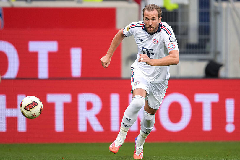 Rückendeckung für Musiala: Harry Kane. Rückendeckung für Musiala: Harry Kane.