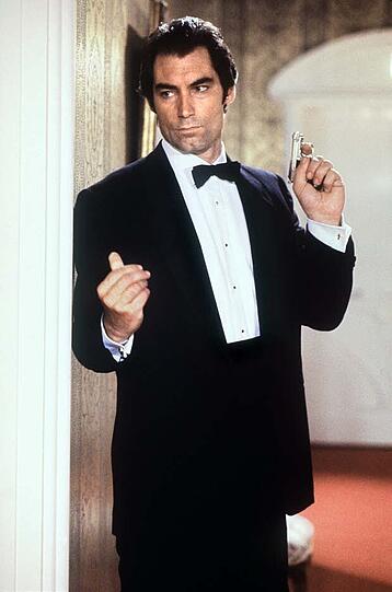 Timothy Dalton hat die "Lizenz zum Töten".