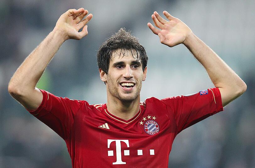 Javi Martinez jubelt nach der Bayern-Gala gegen Wolfsburg. Über Coach Jupp Heynckes sagt der Spanier: "Er ist der wichtigste Bestandteil unseres Erfolgs. Wir wollen ihm einen gebührenden Abschied bereiten.