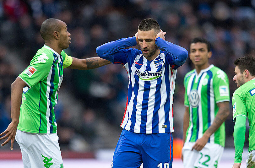 Hilft keiner Mannschaft wirklich weiter: Das 1:1-Unentschieden zwischen dem VfL Wolfsburg und Hertha BSC Berlin.