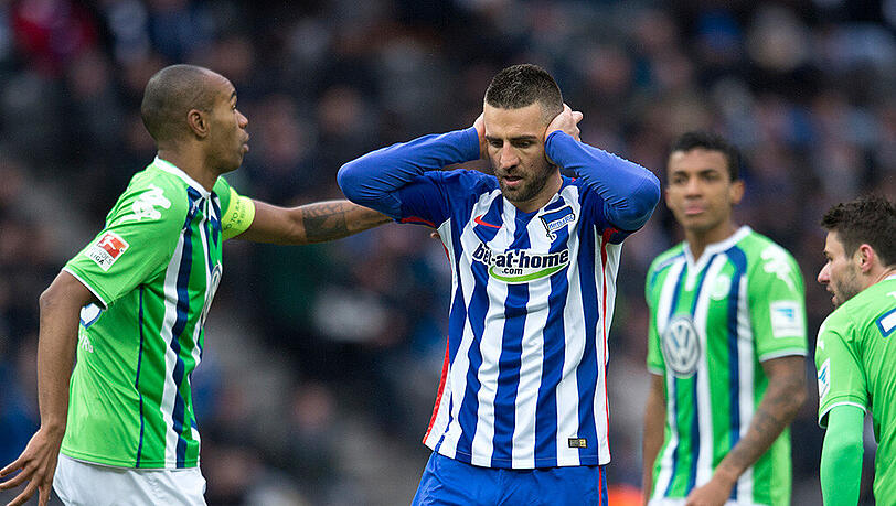 Hilft keiner Mannschaft wirklich weiter: Das 1:1-Unentschieden zwischen dem VfL Wolfsburg und Hertha BSC Berlin. Hilft keiner Mannschaft wirklich weiter: Das 1:1-Unentschieden zwischen dem VfL Wolfsburg und Hertha BSC Berlin.