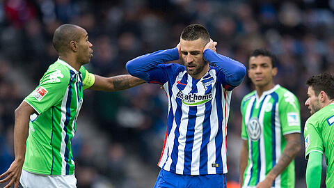 Hilft keiner Mannschaft wirklich weiter: Das 1:1-Unentschieden zwischen dem VfL Wolfsburg und Hertha BSC Berlin.