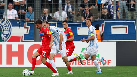 Zeigte ein gutes Spiel gegen Holstein Kiel: Dennis Dressel.