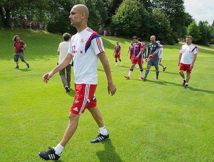 Bilder vom offiziellen Fototermin der Bayern.