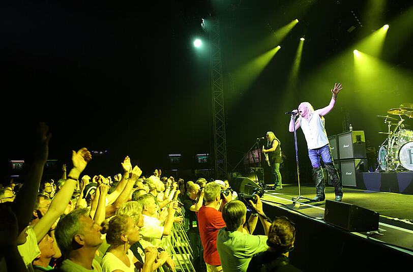 Uriah Heep am Montagabend in der Tollwood-Musik-Arena: die Bilder