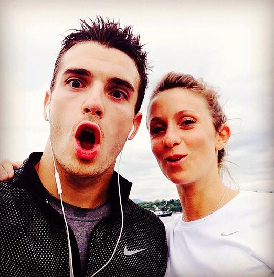Julien Bianchi und seine Freundin Camille Marchetti.