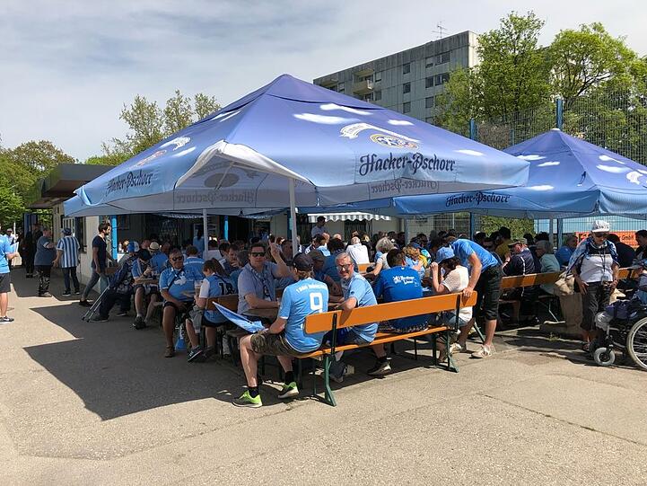 Beliebter Treffpunkt für 1860-Fans: das Löwenstüberl.