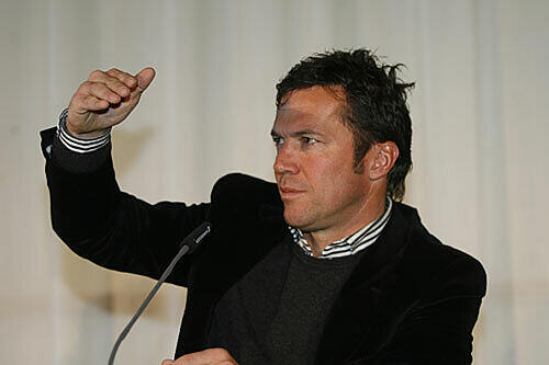 Schüler Lothar Matthäus in der Sportschule Oberhaching