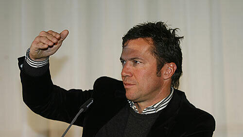 Schüler Lothar Matthäus in der Sportschule Oberhaching Schüler Lothar Matthäus in der Sportschule Oberhaching