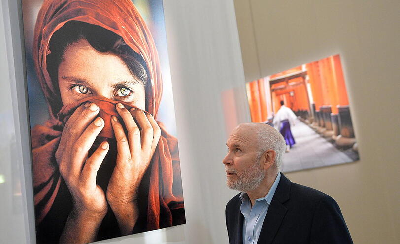 Steve McCurry und das afghanische Mädchen.