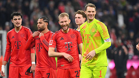 Manuel Neuer, Serge Gnabry und Aleksandar Pavlovic könnten im Meisterendspurt noch eine wichtige Rolle einnehmen.