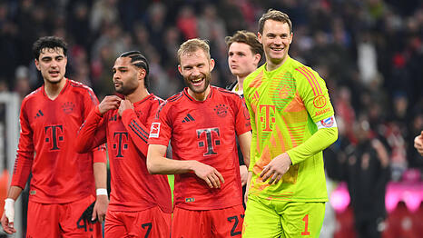 Manuel Neuer, Serge Gnabry und Aleksandar Pavlovic könnten im Meisterendspurt noch eine wichtige Rolle einnehmen.