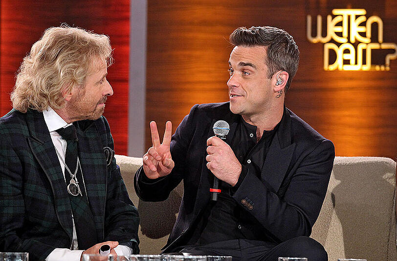 Auch "Mr. Entertainment" Robbie Williams war oft in der Samstagabend-Show zu Gast.