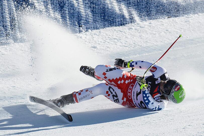 Der Tscheche Ondrej Bank ist bei den alpinen Ski Weltmeisterschaften in den USA schwer gestürzt.