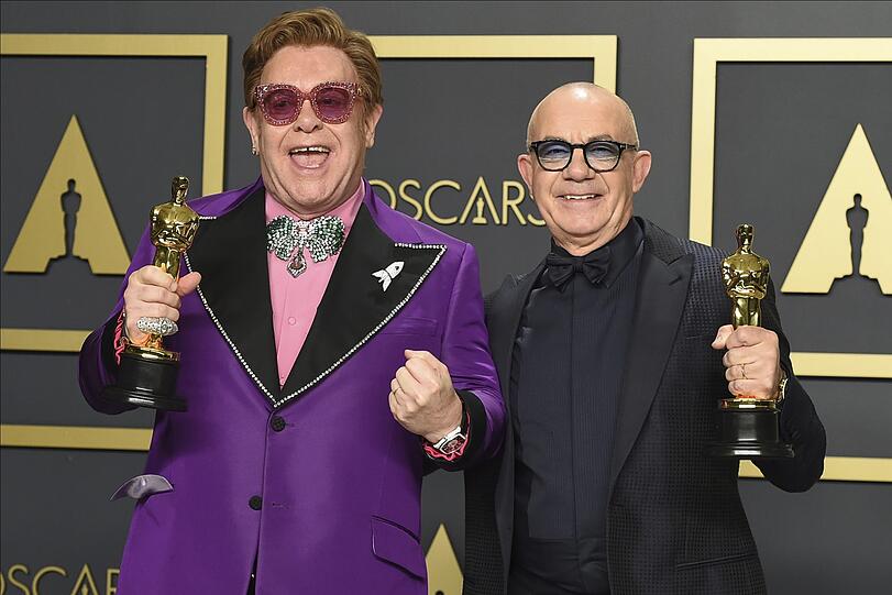 Elton John und Bernie Taupin (Oscar für das beste Originallied)