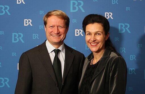 Bettina Reitz mit BR-Intendant Ulrich Wilhelm.