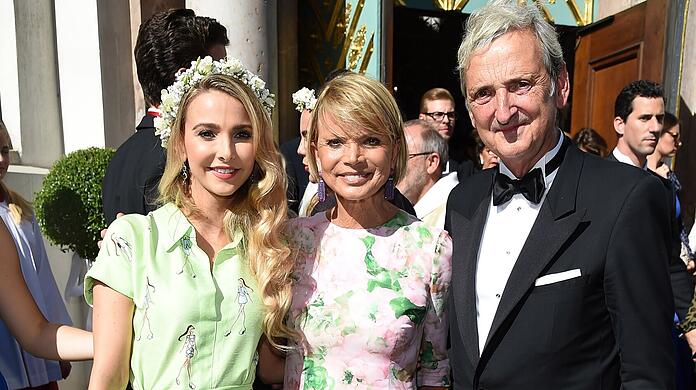 Sophie Hermann (l.) mit Uschi Glas und Mann Dieter Hermann