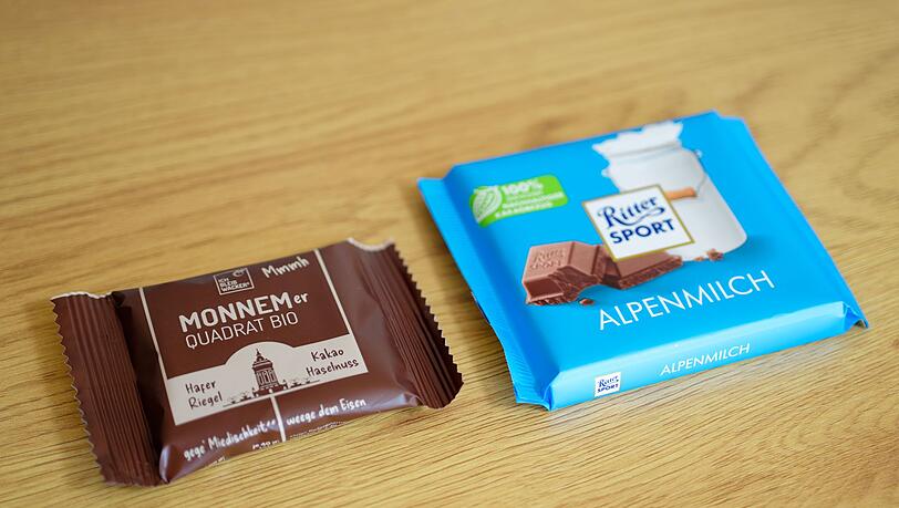 Ritter Sport sieht durch den Haferriegel "Monnemer Quadrat Bio" nach eigenen Angaben seine Marke bedroht. (Archivbild)
