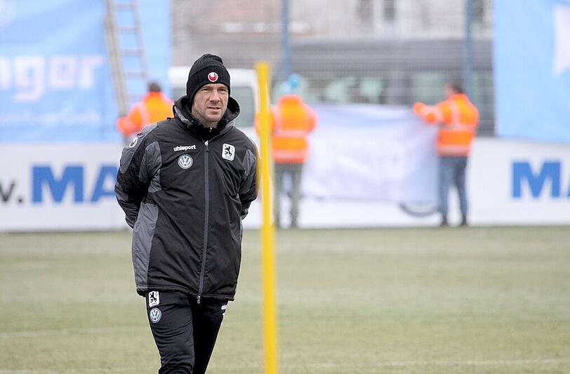 Markus von Ahlen leitete am Donnerstag das Training beim TSV 1860.