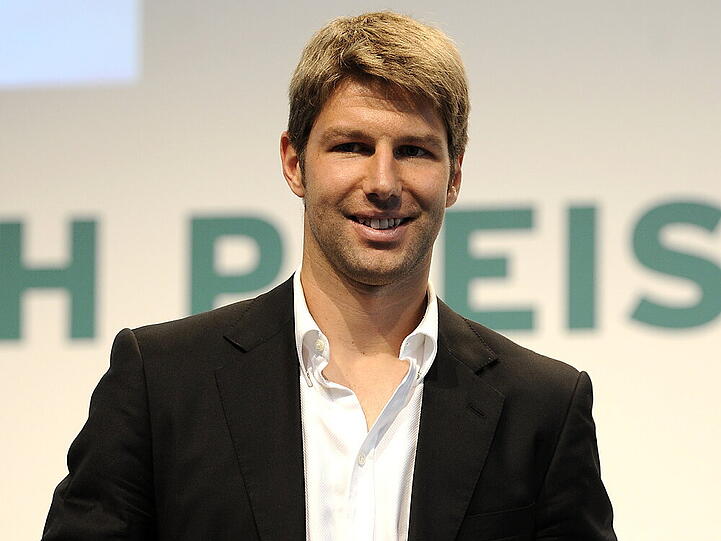 Thomas Hitzlsperger 2011 bei der Verleihung des Julius-Hirsch-Ehrenpreises
