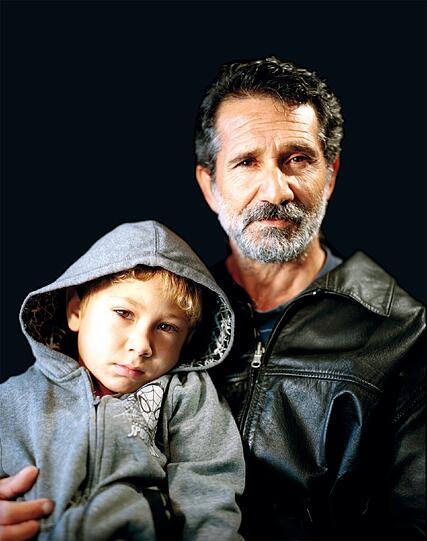 Ivet und Sohn Patrick, Bosnien.