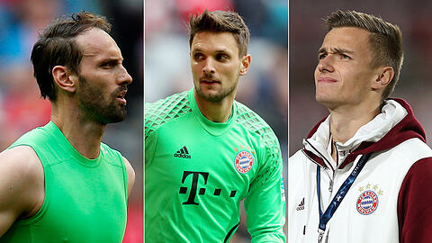 Tom Starke, Sven Ulreich und Christian Früchtl (von links).
