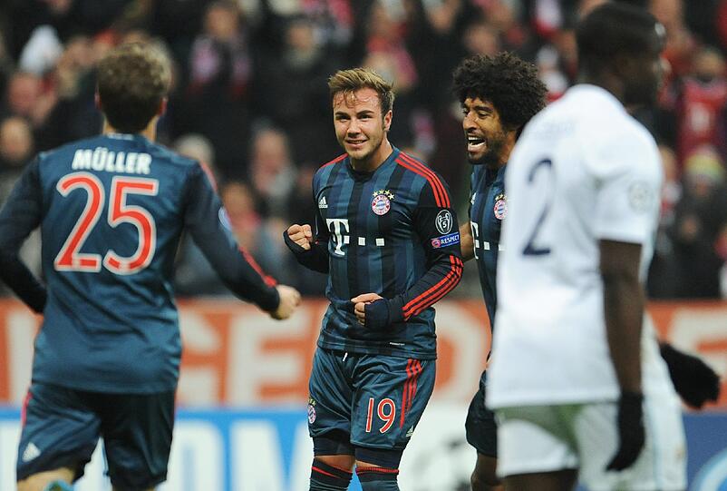 Mario Götze: Note 3.Nachlässig gegen Fernandinho, vorne beim 2:0 am richtigen Fleck. 3. CL-Spiel in Folge mit Götze-Tor. Nach 55 Minuten runter, weil zuvor angeschlagen.