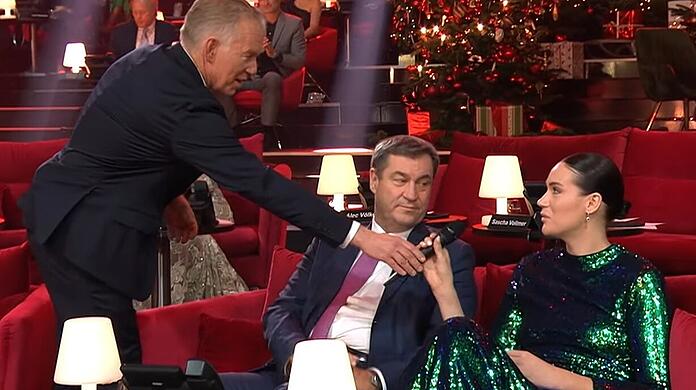 Johannes B. Kerner interviewt Markus Söder und Tochter Gloria Burkandt