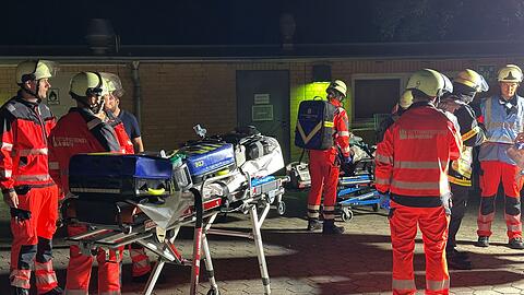 Die Feuerwehr war mit einem Großaufgebot im Einsatz.