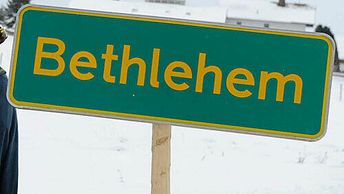 Das Ortsschild von Bethlehem im Ostallgäu Das Ortsschild von Bethlehem im Ostallgäu