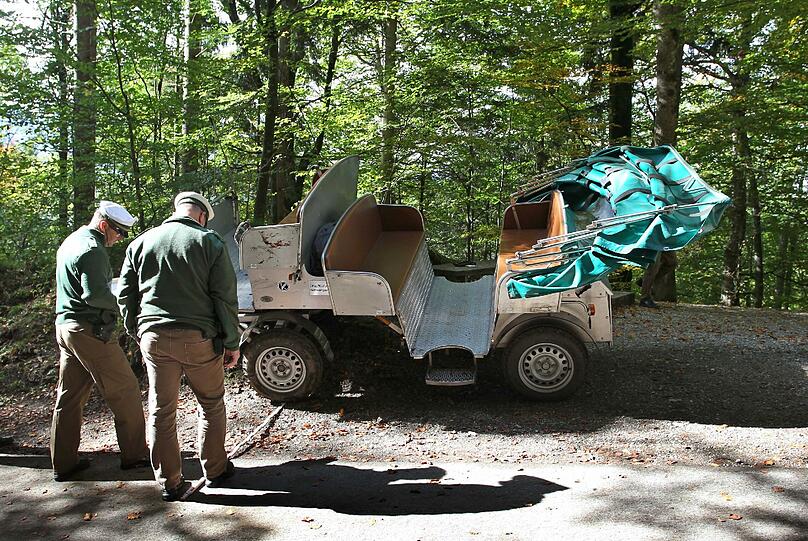 Bei einem Pferdekutschen-Unfall sind am Montag auf dem Weg zum Schloss Neuschwanstein neun Personen verletzt worden. Die durchgebrannten Pferde wurden eingeschläfert.