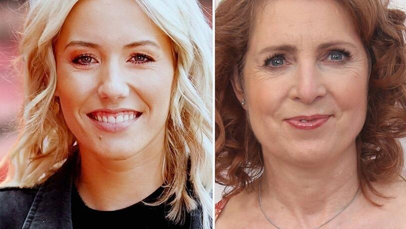 Laura Papendick (l.) spricht am heutigen Donnerstagabend bei RTL mit Monica Lierhaus.