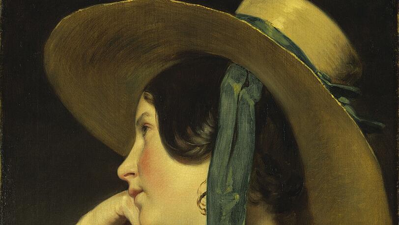 Das um 1835 entstandene „Junges Mädchen mit Strohhut“ von Friedrich von Amerling. Das um 1835 entstandene „Junges Mädchen mit Strohhut“ von Friedrich von Amerling.