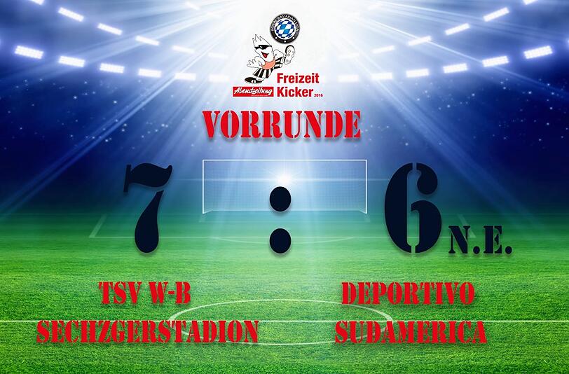 Der TSV W-B Sechzgerstadion gewann nach Elfmeterschießen mit 7:6.
