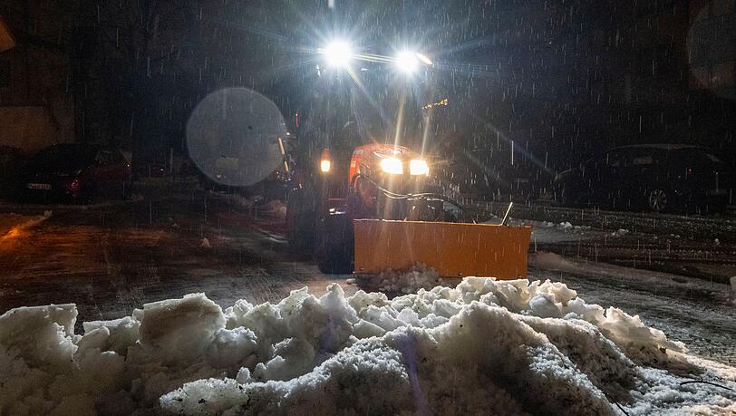 Vielerorts hatten die R&auml;umdienste gut zu tun.